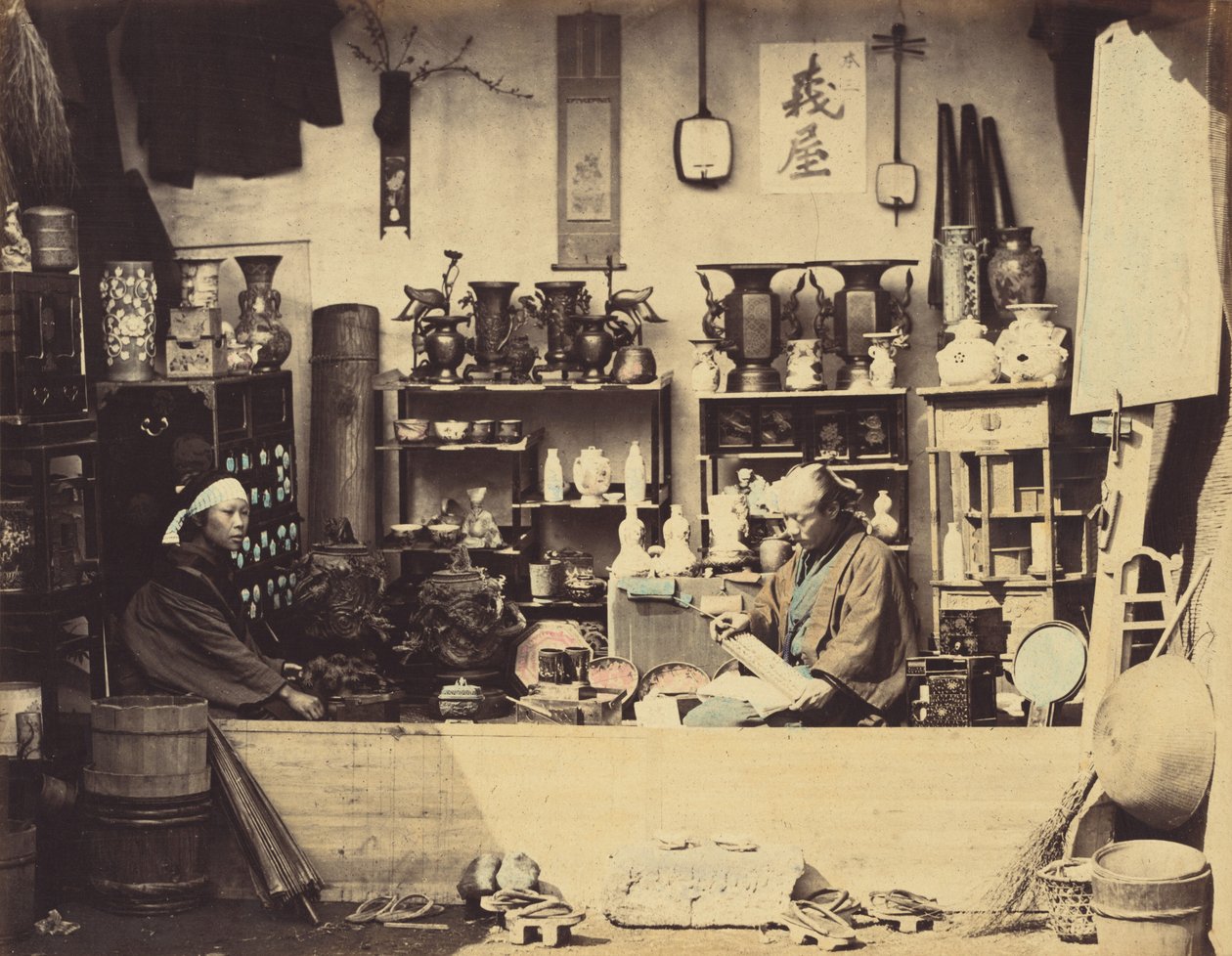 Boutique de curiosités - Felice Beato