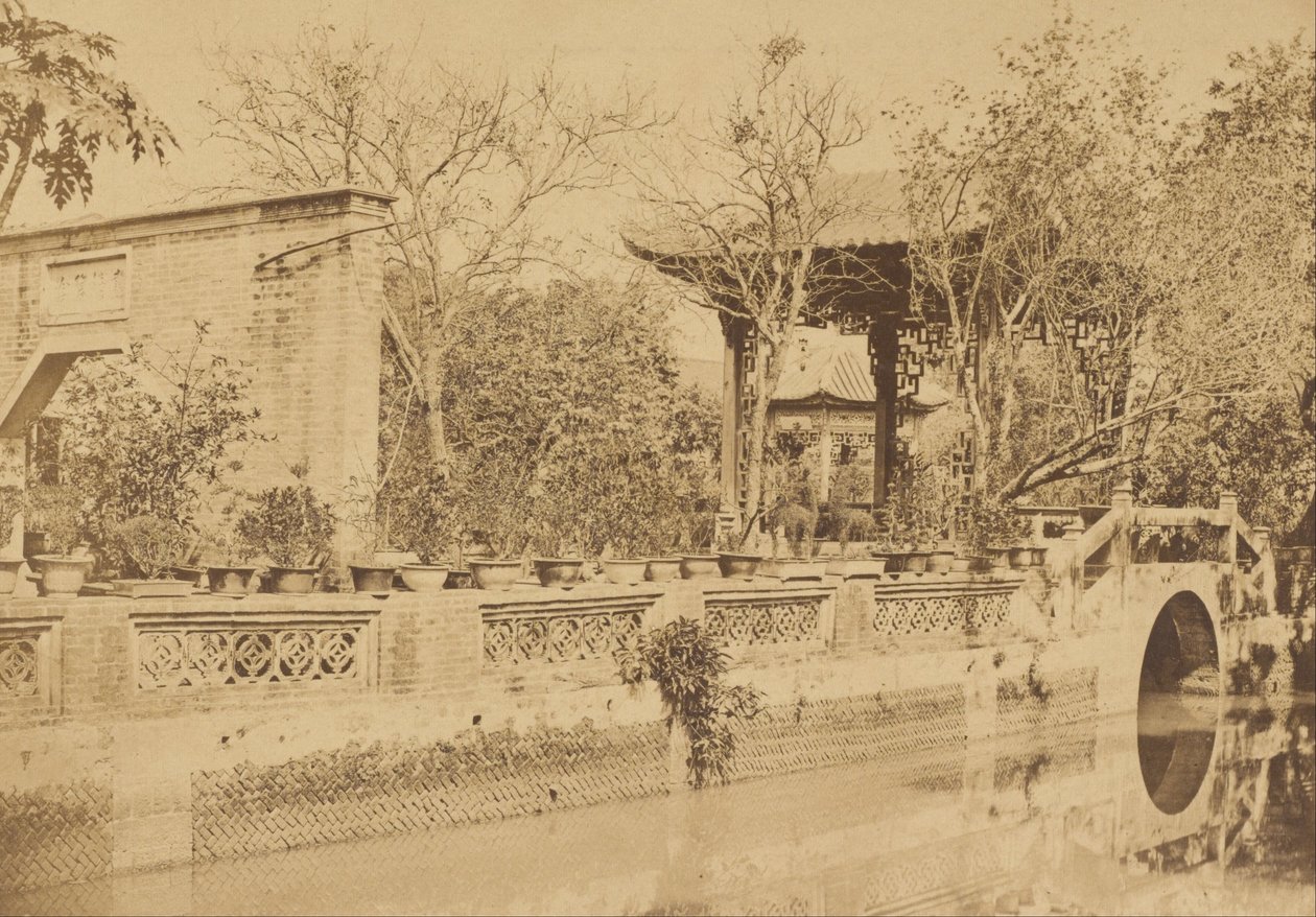 Jardins de Howqua, Canton - Felice Beato