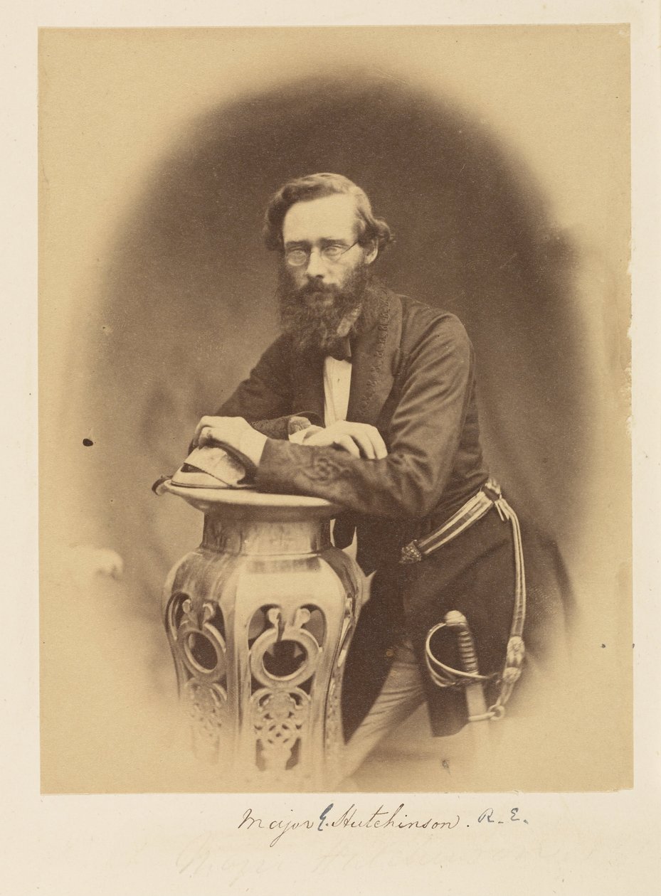 Major E. Hutchinson, R.E. - Felice Beato