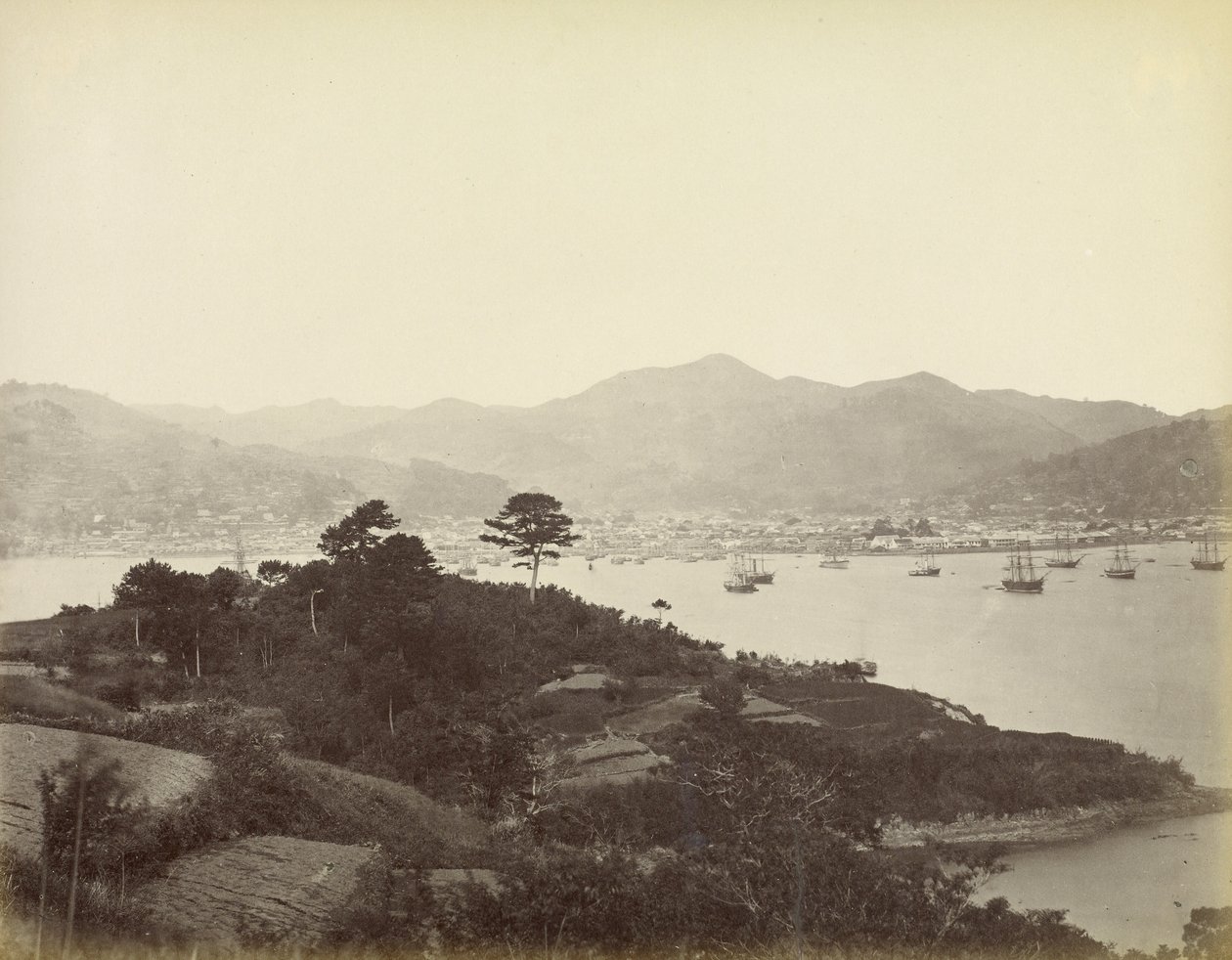 Nagasaki, vue des collines d