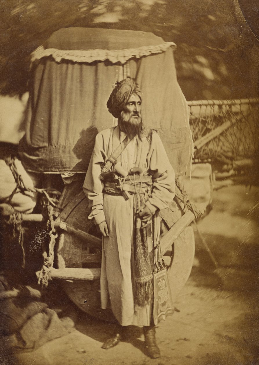 Native Office, Punjab Irregular Cavalry - Felice Beato