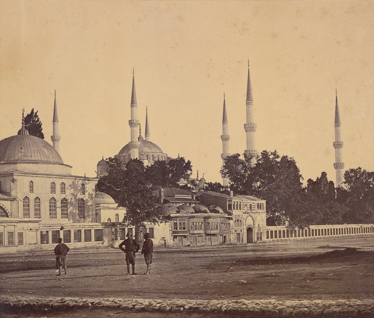 Mosquée du Sultan Ahmed - Felice Beato
