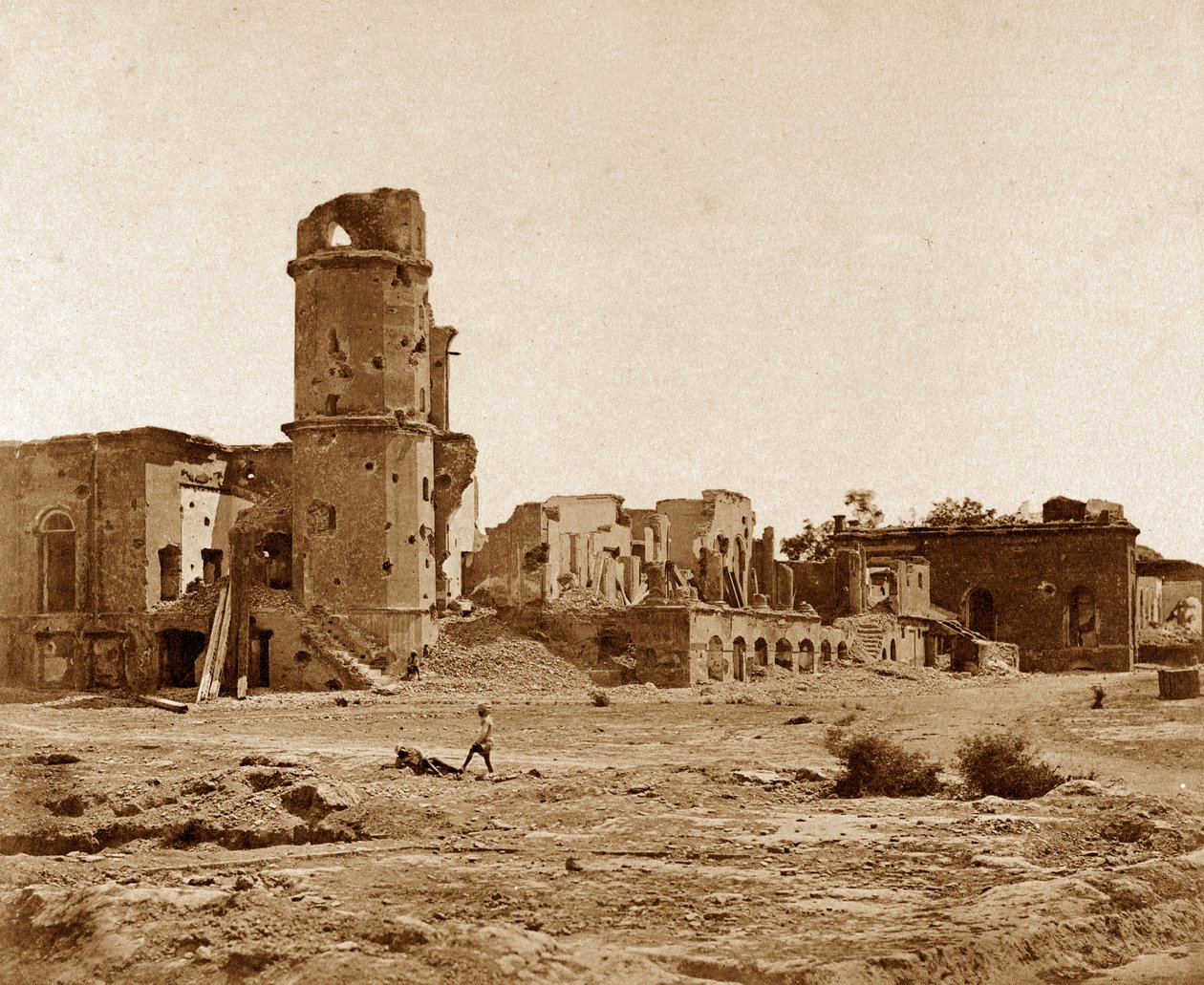 La Résidence, vue depuis le Redan - Felice Beato