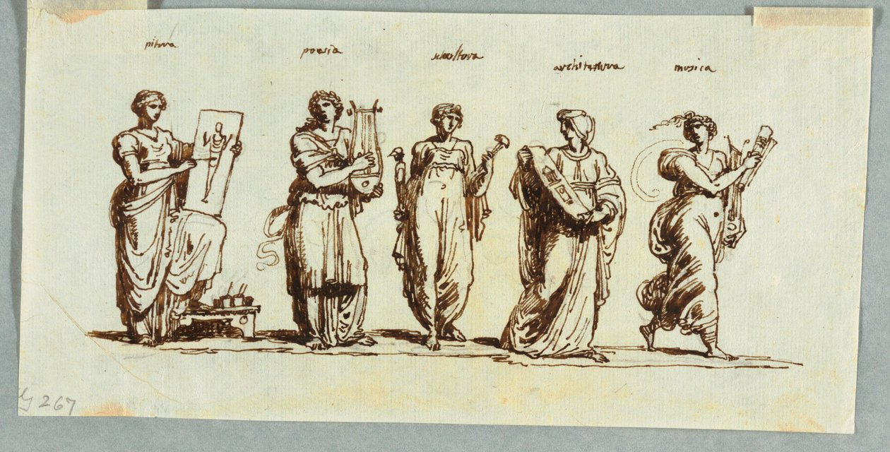Figures allégoriques des arts - Felice Giani