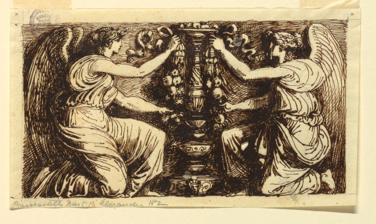 Conception pour une frise symétrique - Felice Giani