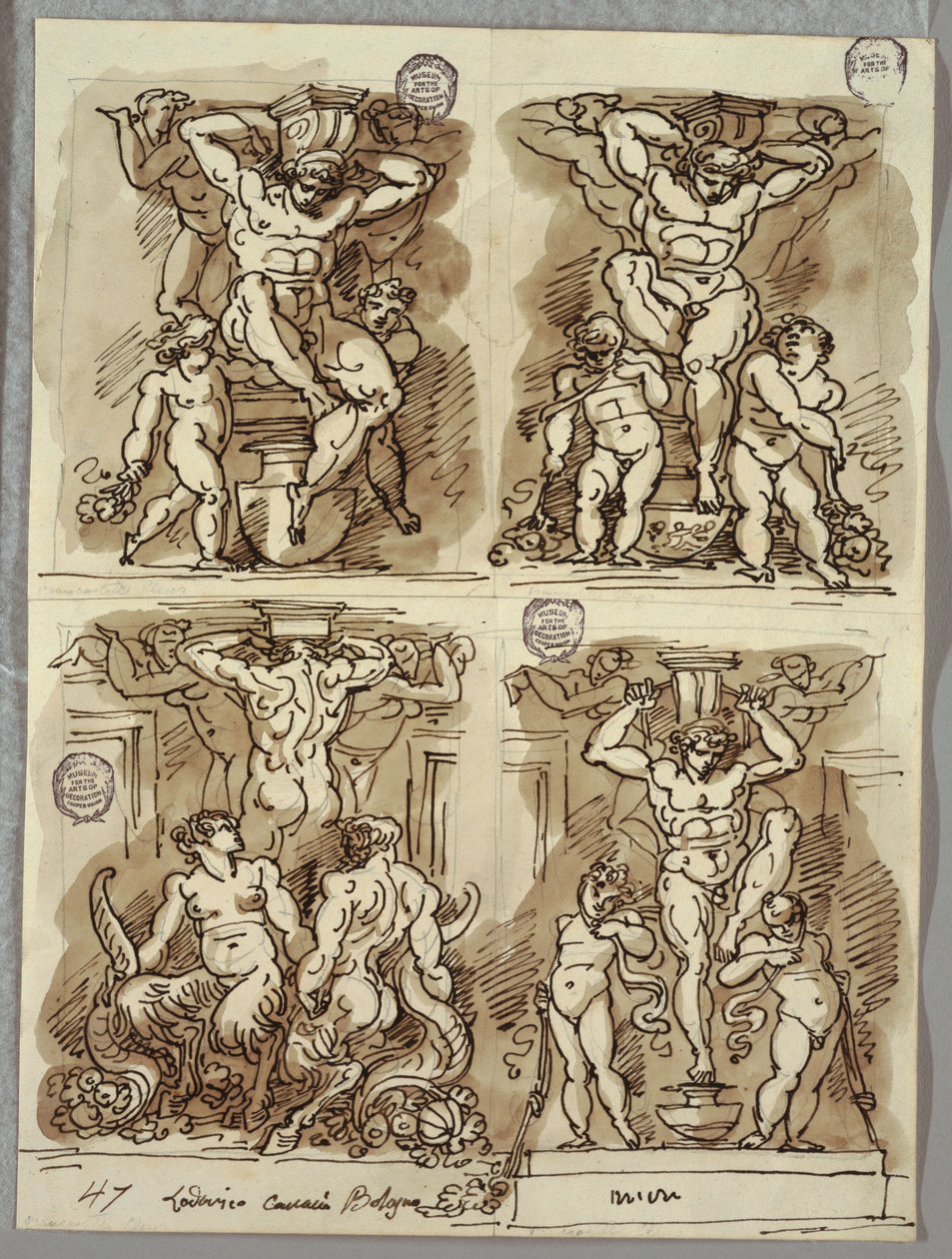 Quatre Hermès, Études d