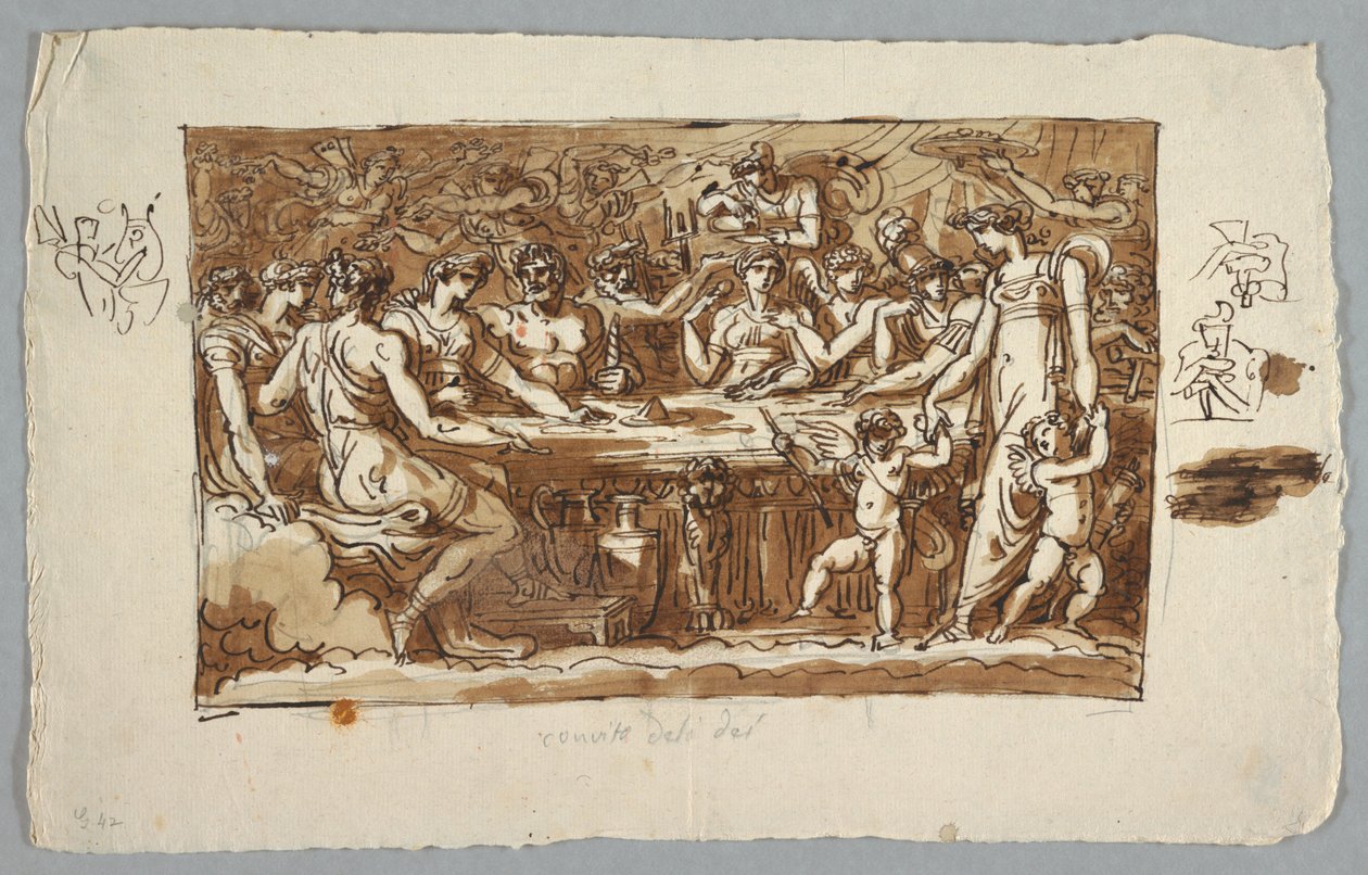 Le festin des dieux - Felice Giani