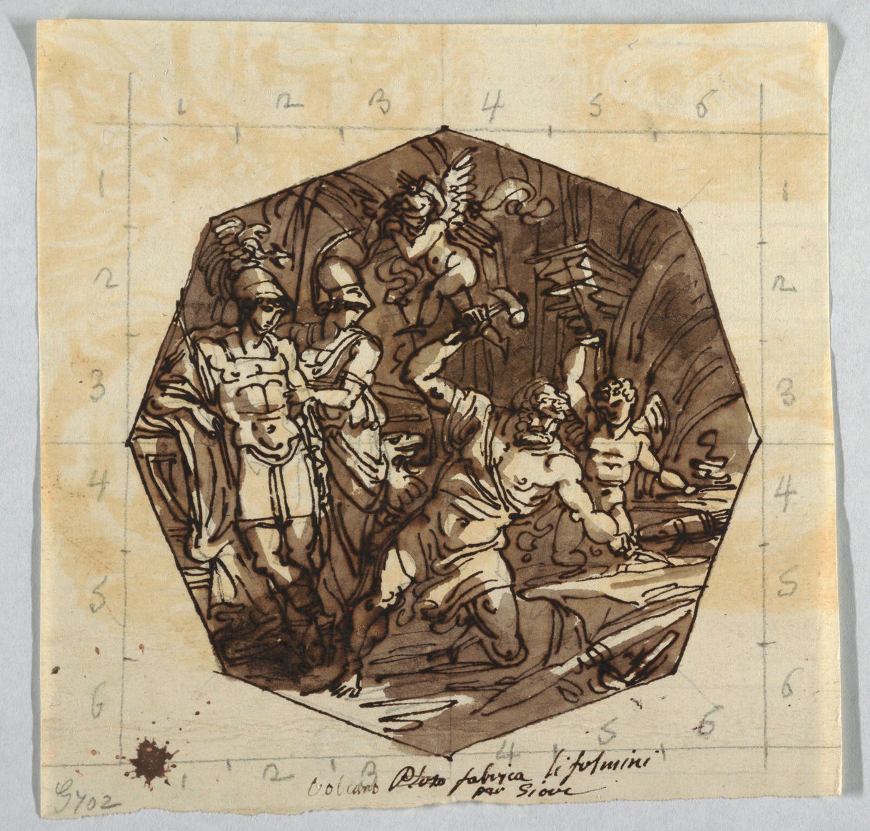 Vulcain forgeant les Foudres de Jupiter - Felice Giani