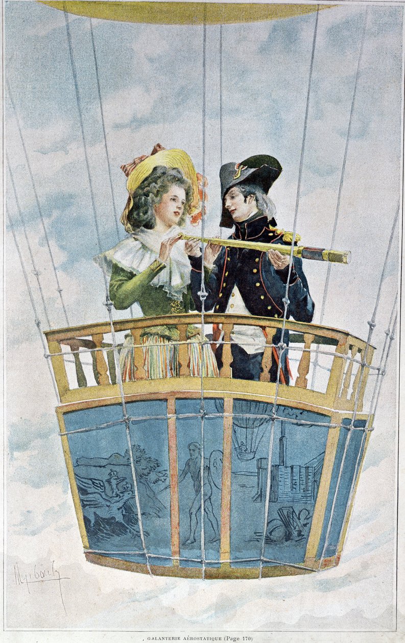 Galanterie dans les airs - Felicien baron de Myrbach Rheinfeld