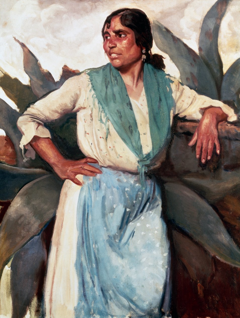 Femme gitane, vers 1929 - Felipe Abarzuza y Rodriguez de Arias