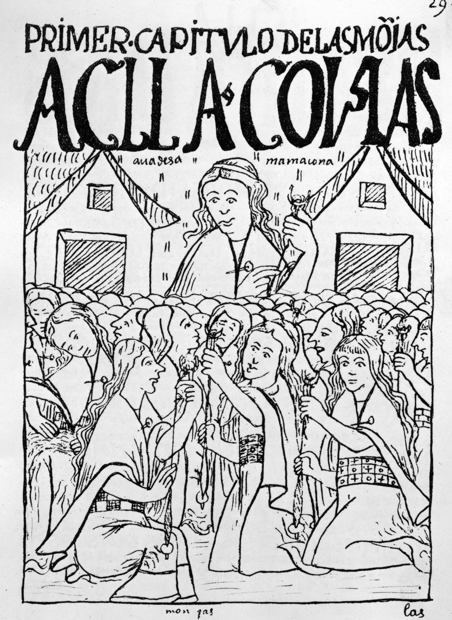 Les Vierges choisies - Felipe Huaman Poma de Ayala