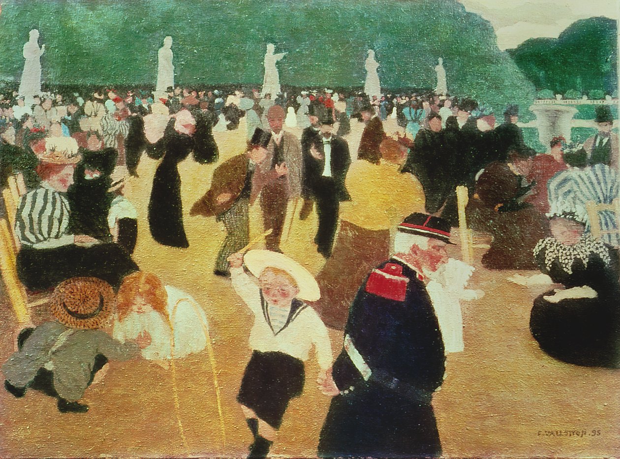 Les jardins du Luxembourg, 1895 - Felix Edouard Vallotton