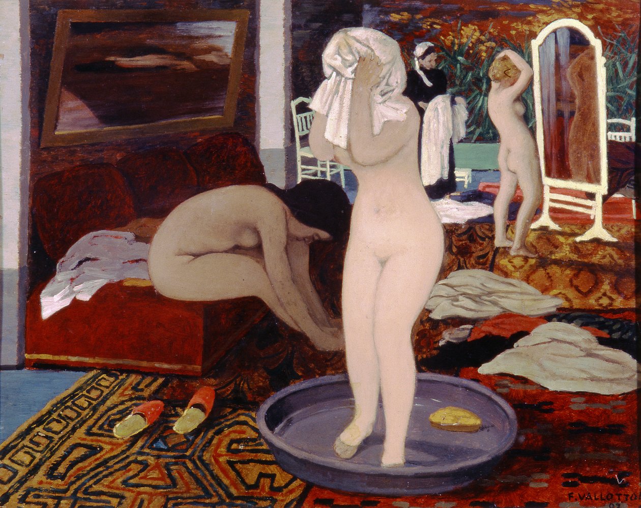 Femmes à leur toilette, 1897 - Felix Edouard Vallotton