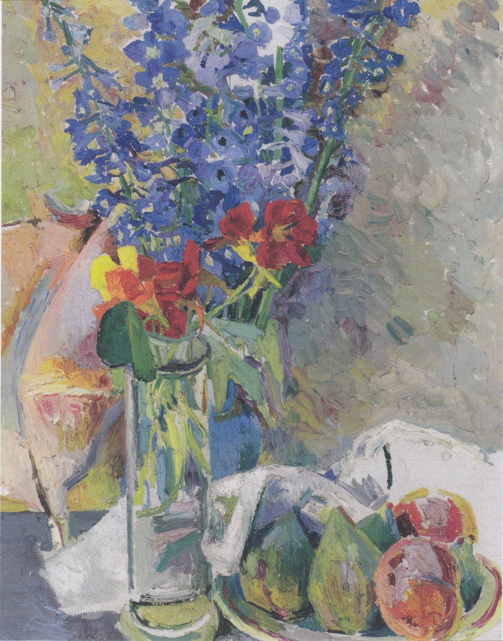 Nature morte avec un pied d