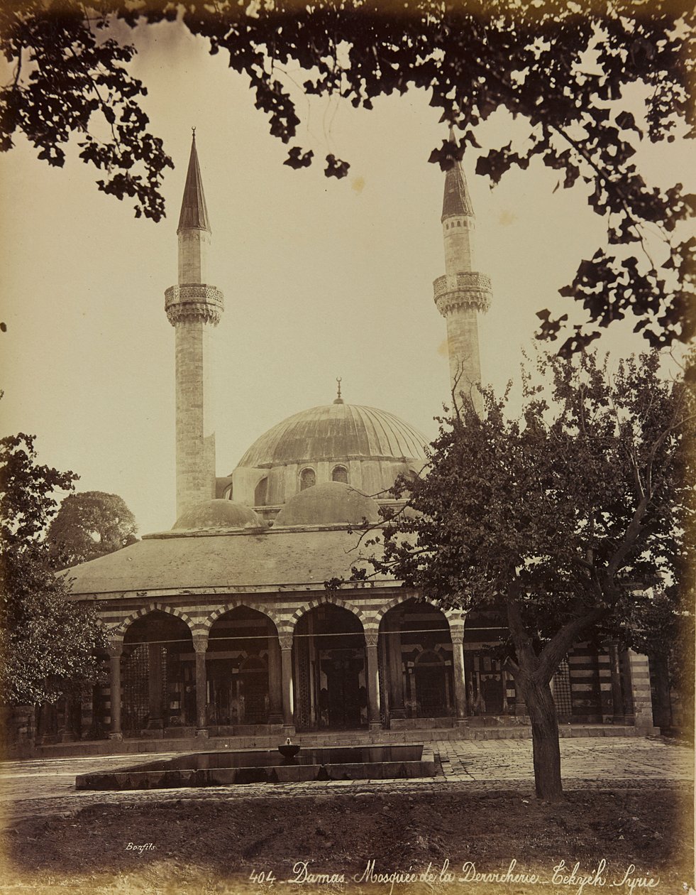 Album "Damas et Baalbek": Mosquée de Damas - Félix Bonfils