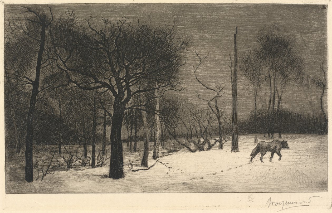 Hiver - Felix Bracquemond