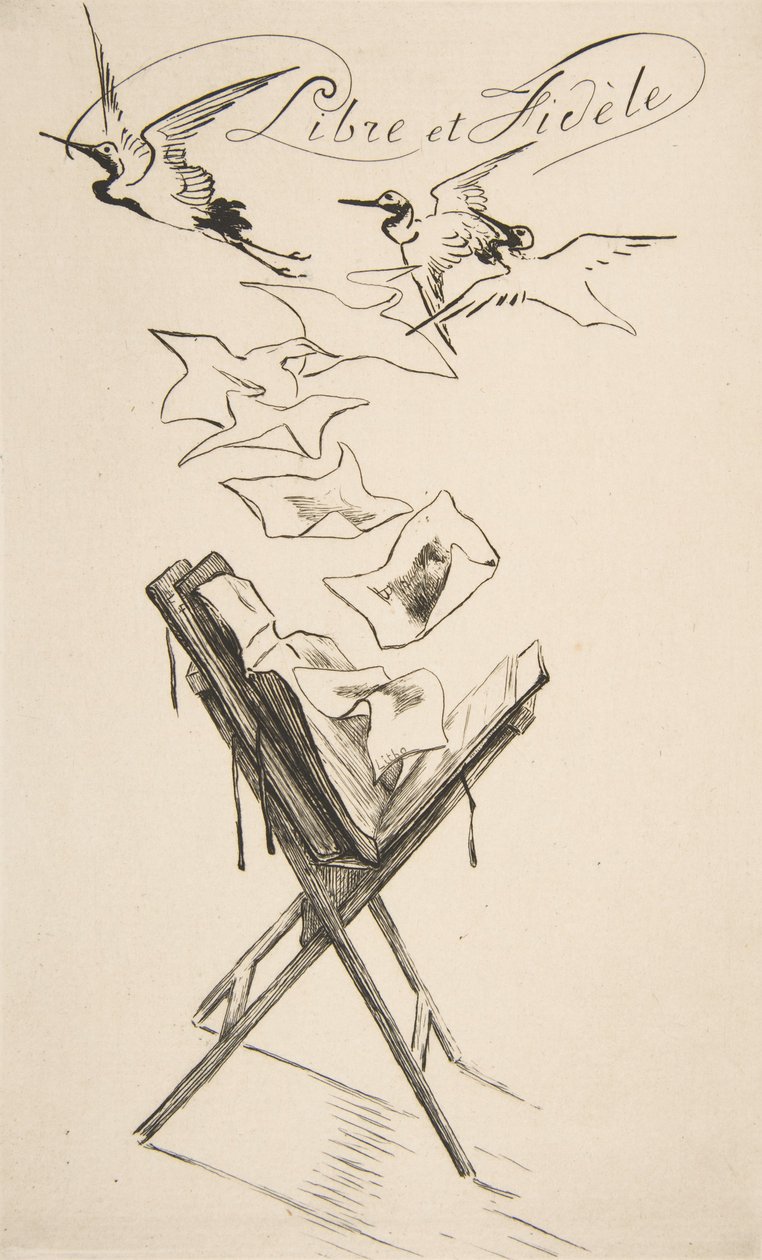 Libre et Fidèle, 1878 - Felix Bracquemond