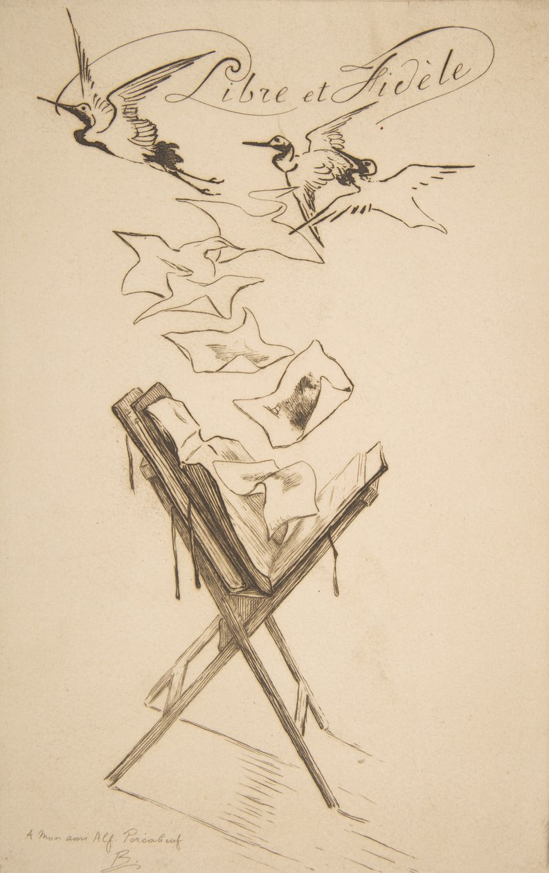 Libre et Fidèle - Felix Bracquemond