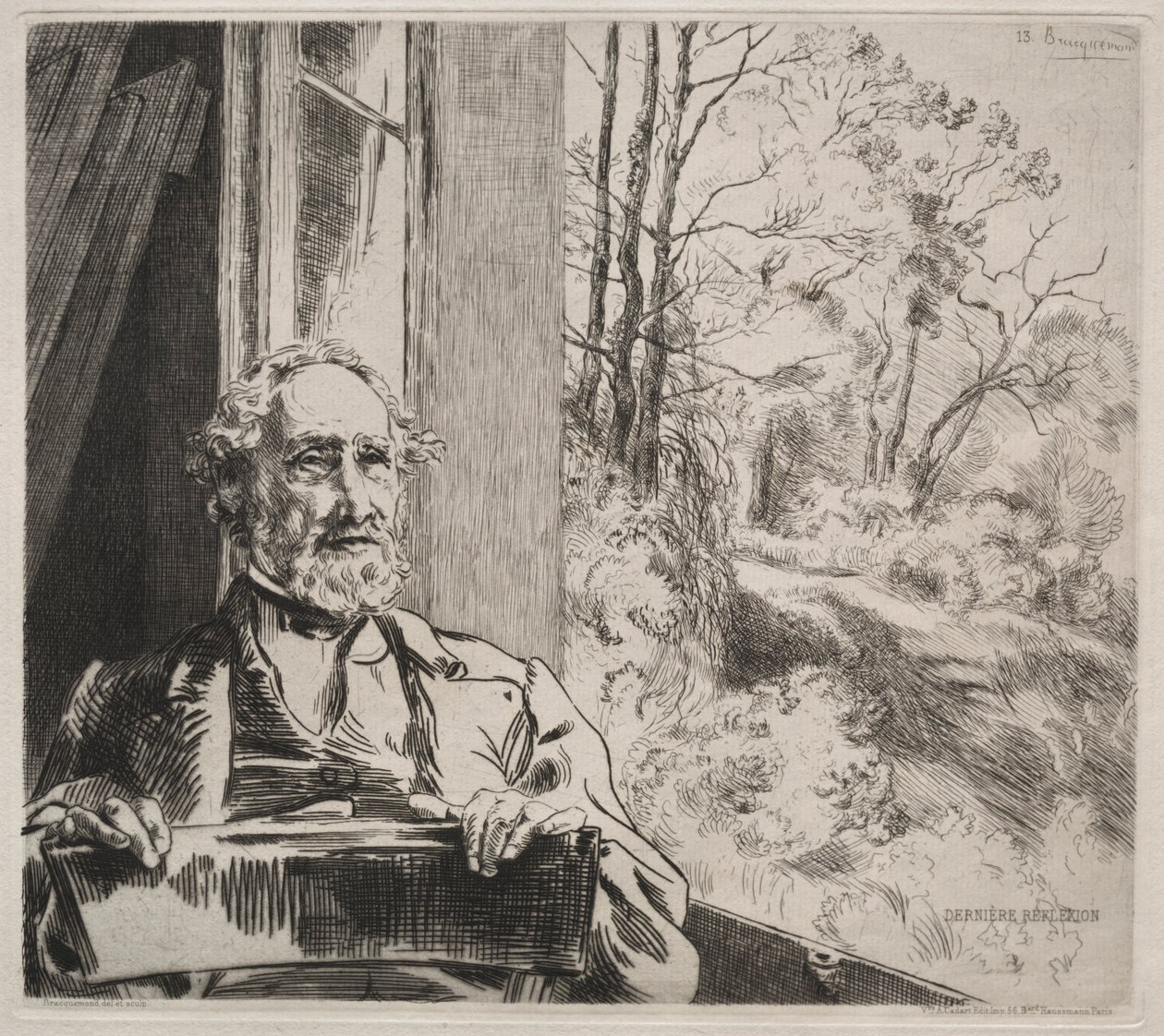 Meyer-Heine, vers 1872 - Felix Bracquemond