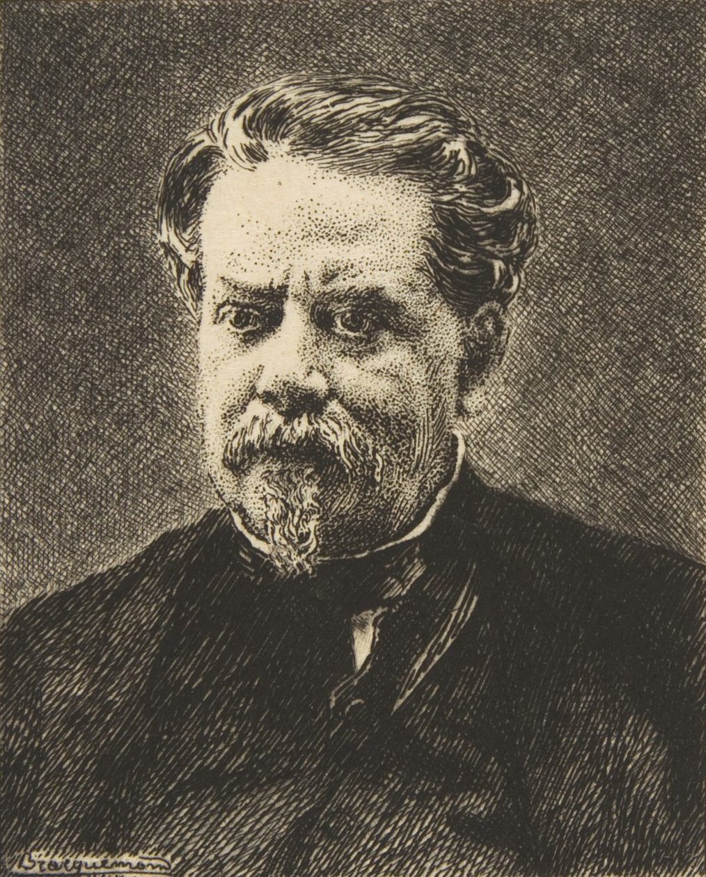 Portrait de Benjamin Fillon, 1876 - Felix Bracquemond