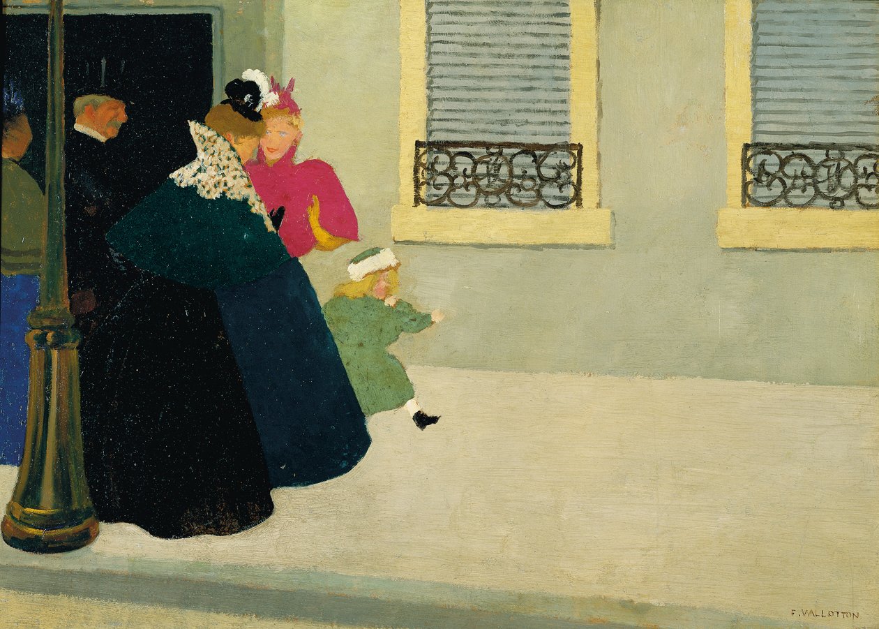 Une Promenade, c.1895 - Felix Edouard Vallotton