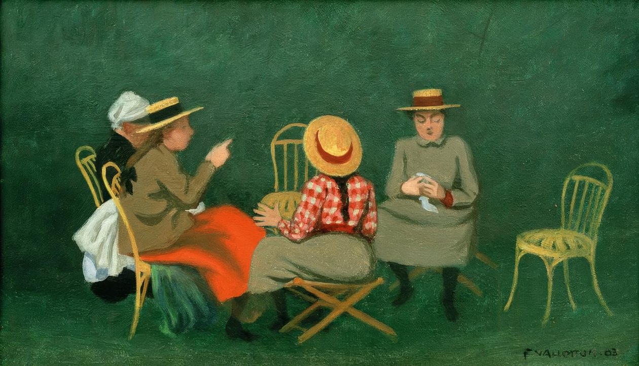 Au Bois de Boulogne - Felix Edouard Vallotton