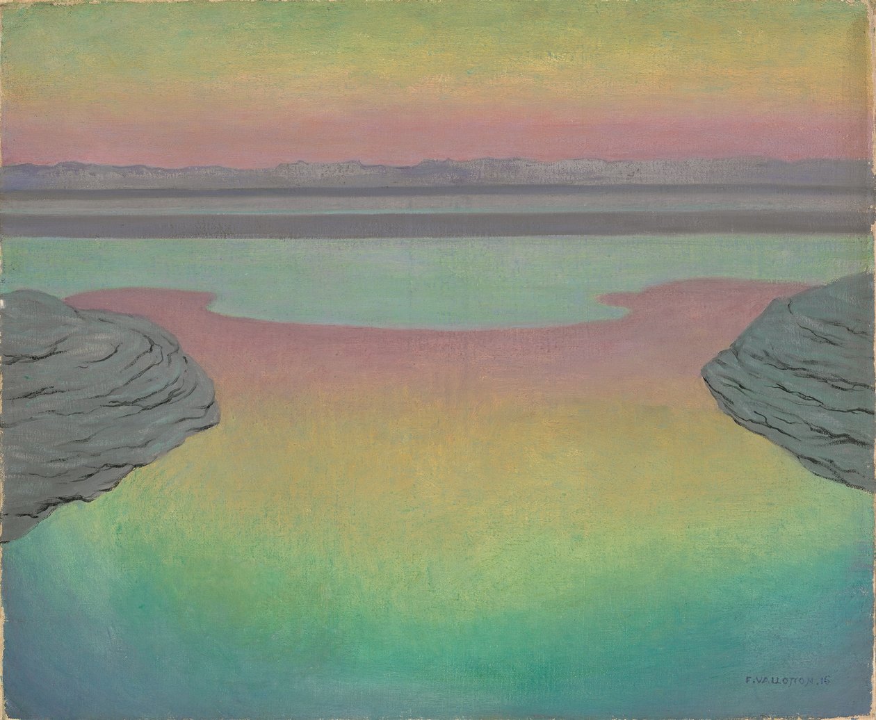Marée haute à la lumière du soir, 1915 - Felix Edouard Vallotton