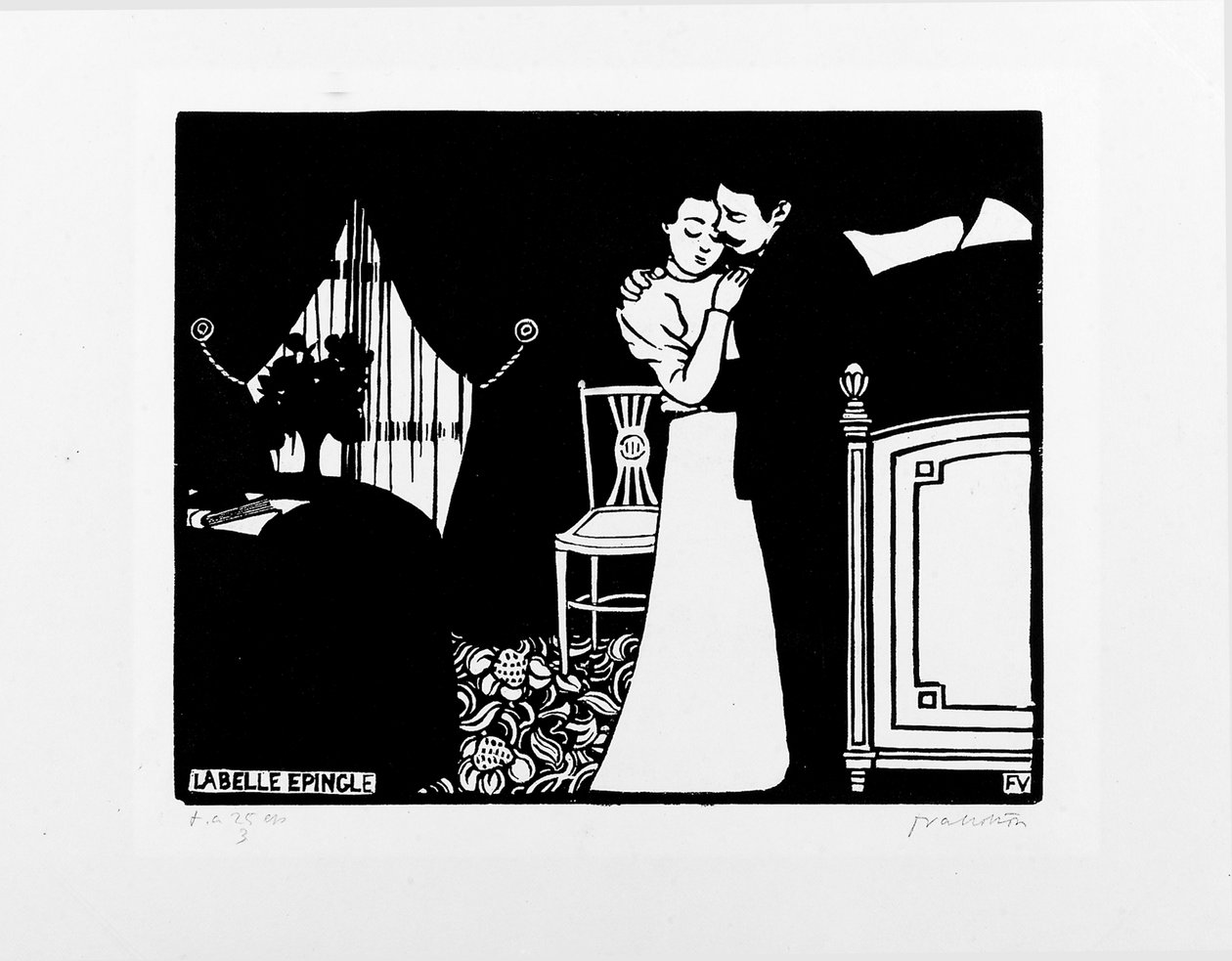 La Belle Épingle - Felix Edouard Vallotton