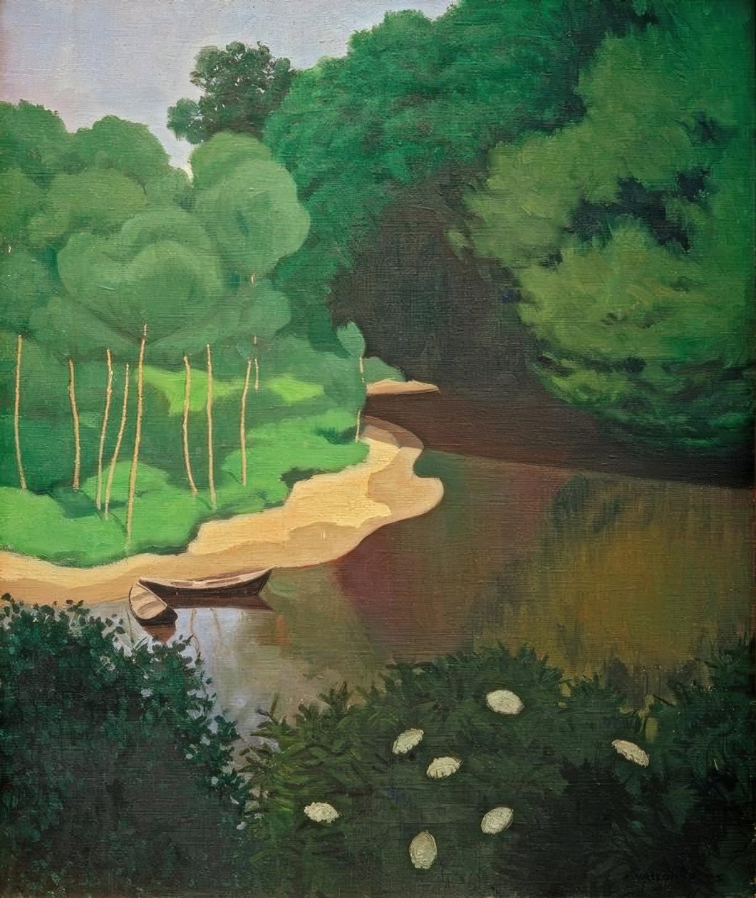 La Dordogne à Carennac - Felix Edouard Vallotton