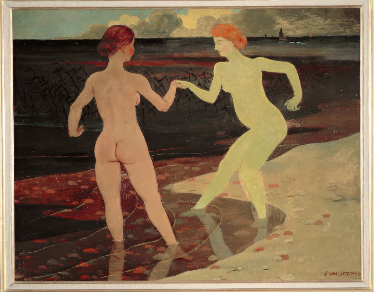 La maîtresse et la servante - Felix Edouard Vallotton