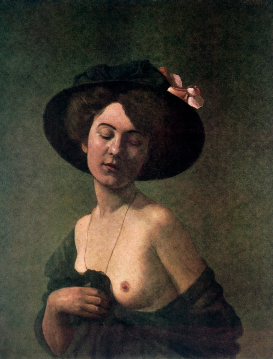 Dame avec un chapeau, 1908 - Felix Edouard Vallotton