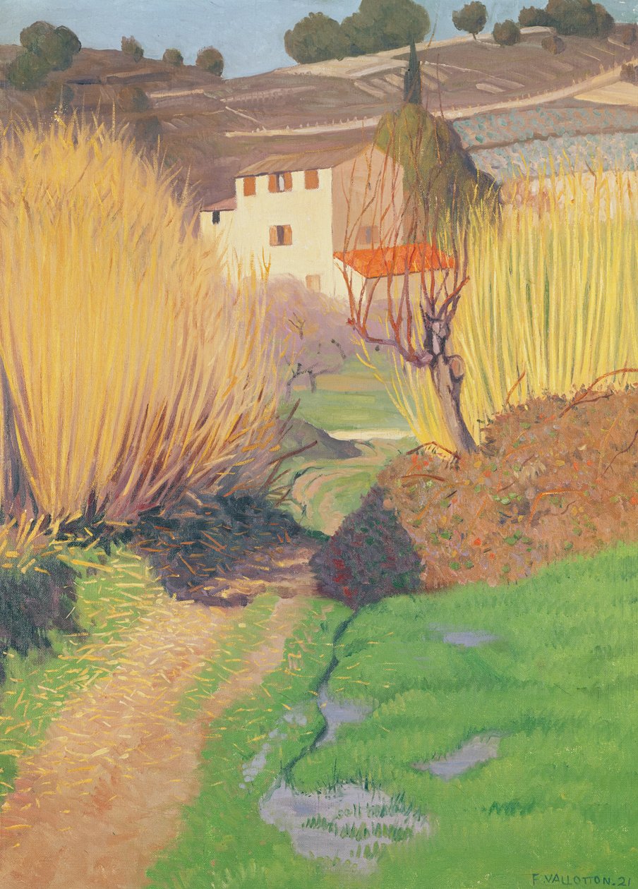 Paysage à Lagnes, 1921 - Felix Edouard Vallotton