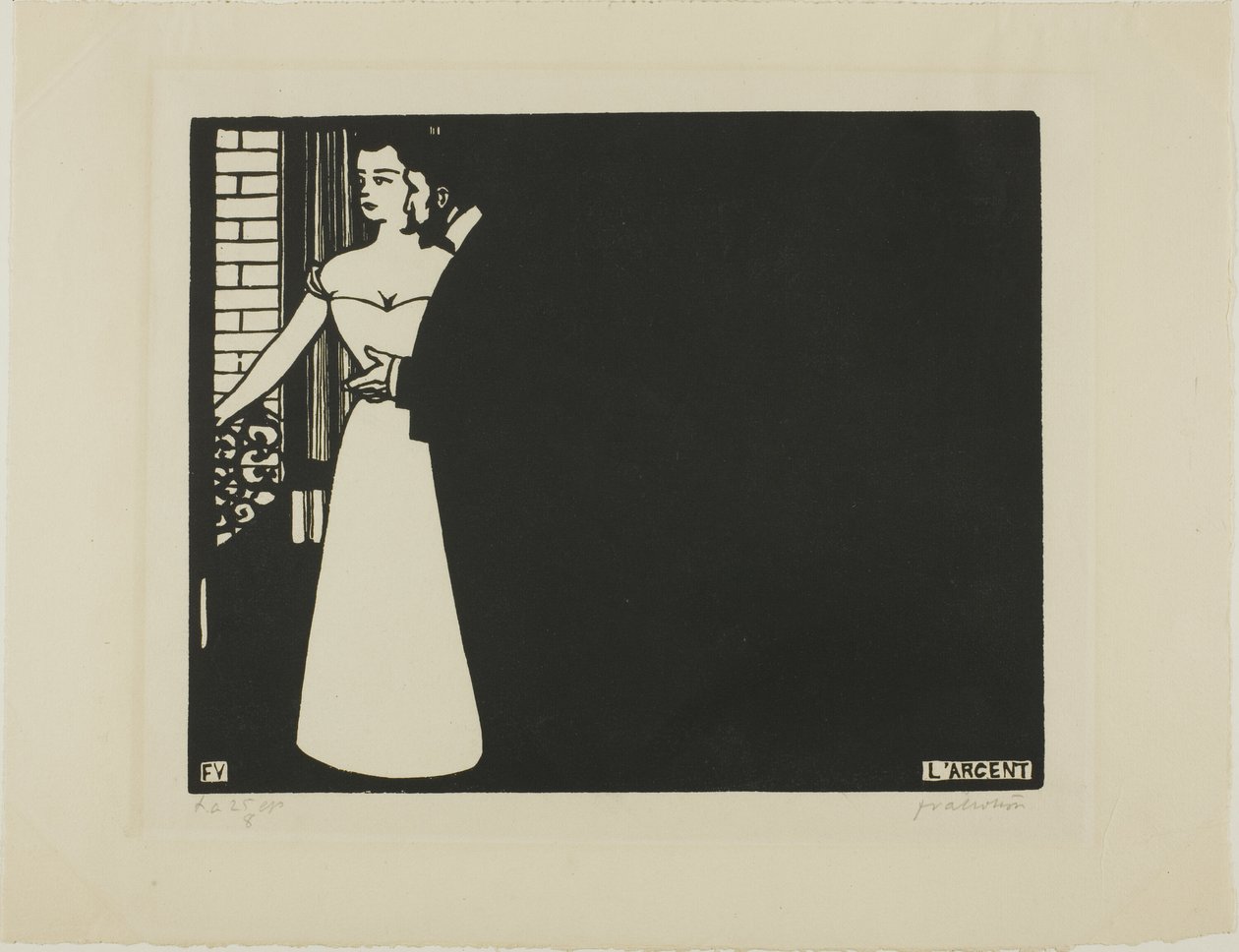 Argent, planche cinq de Intimités - Felix Edouard Vallotton