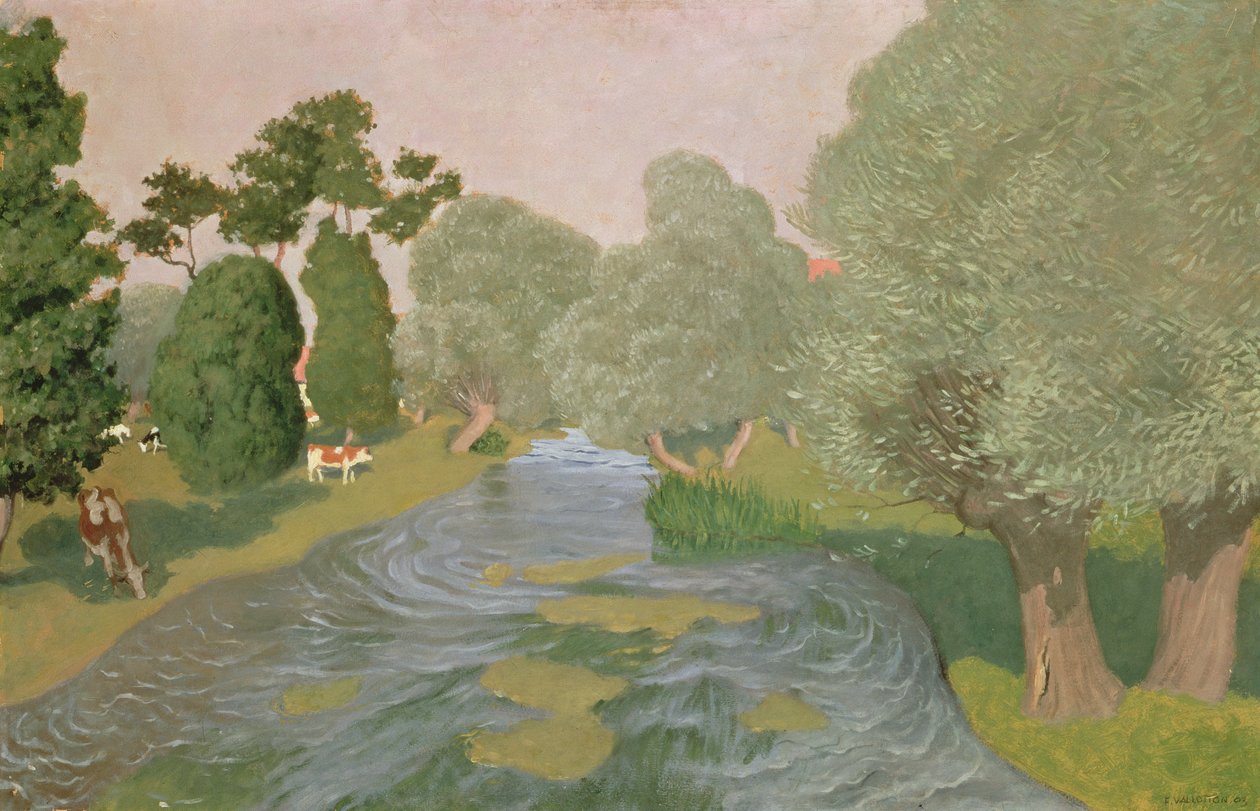 Paysage de Normandie - Felix Edouard Vallotton