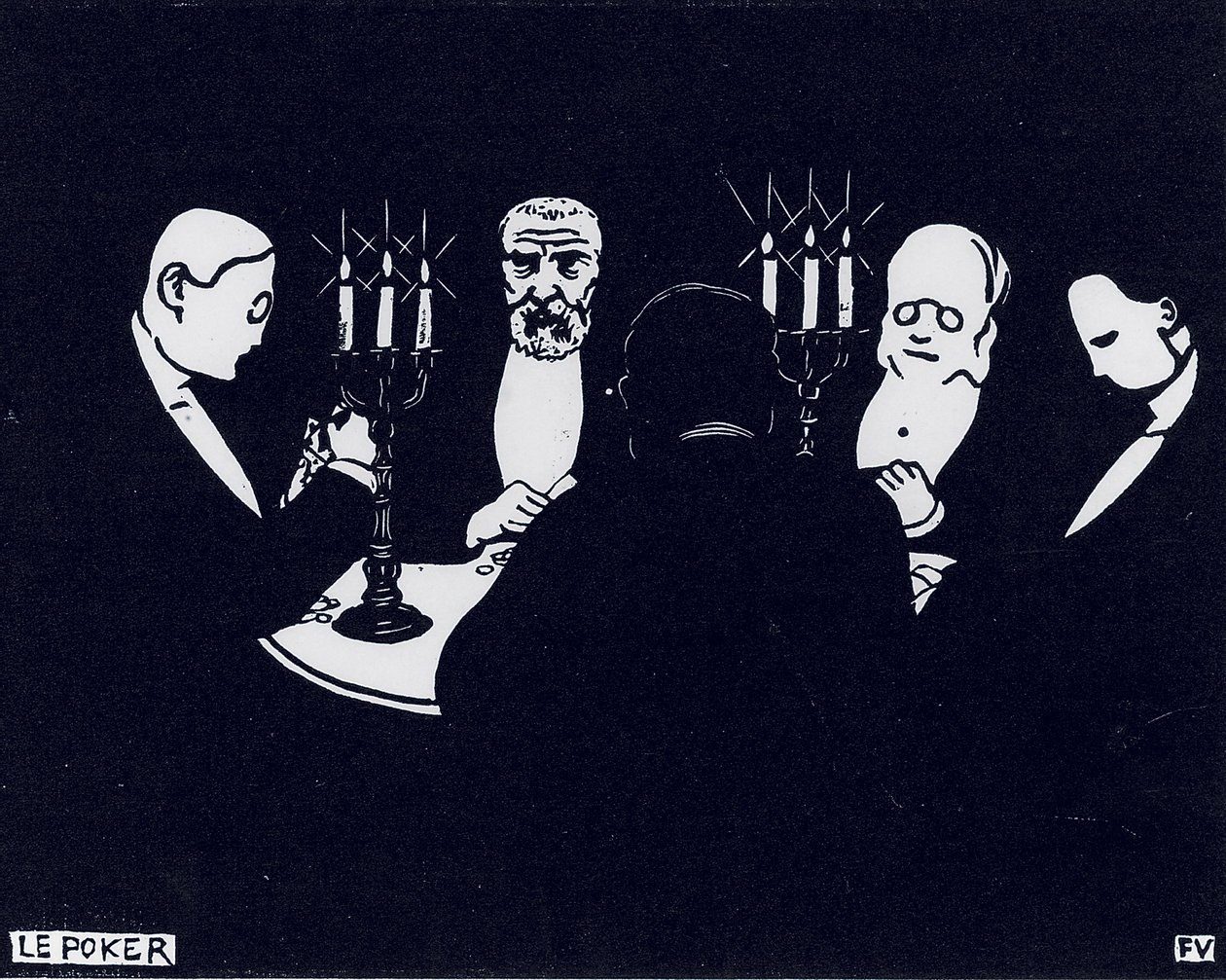 Poker - Felix Edouard Vallotton