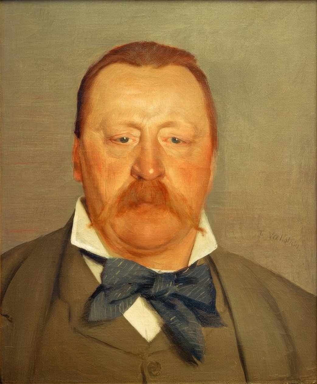 Portrait de Monsieur Alfred Delisle - Felix Edouard Vallotton
