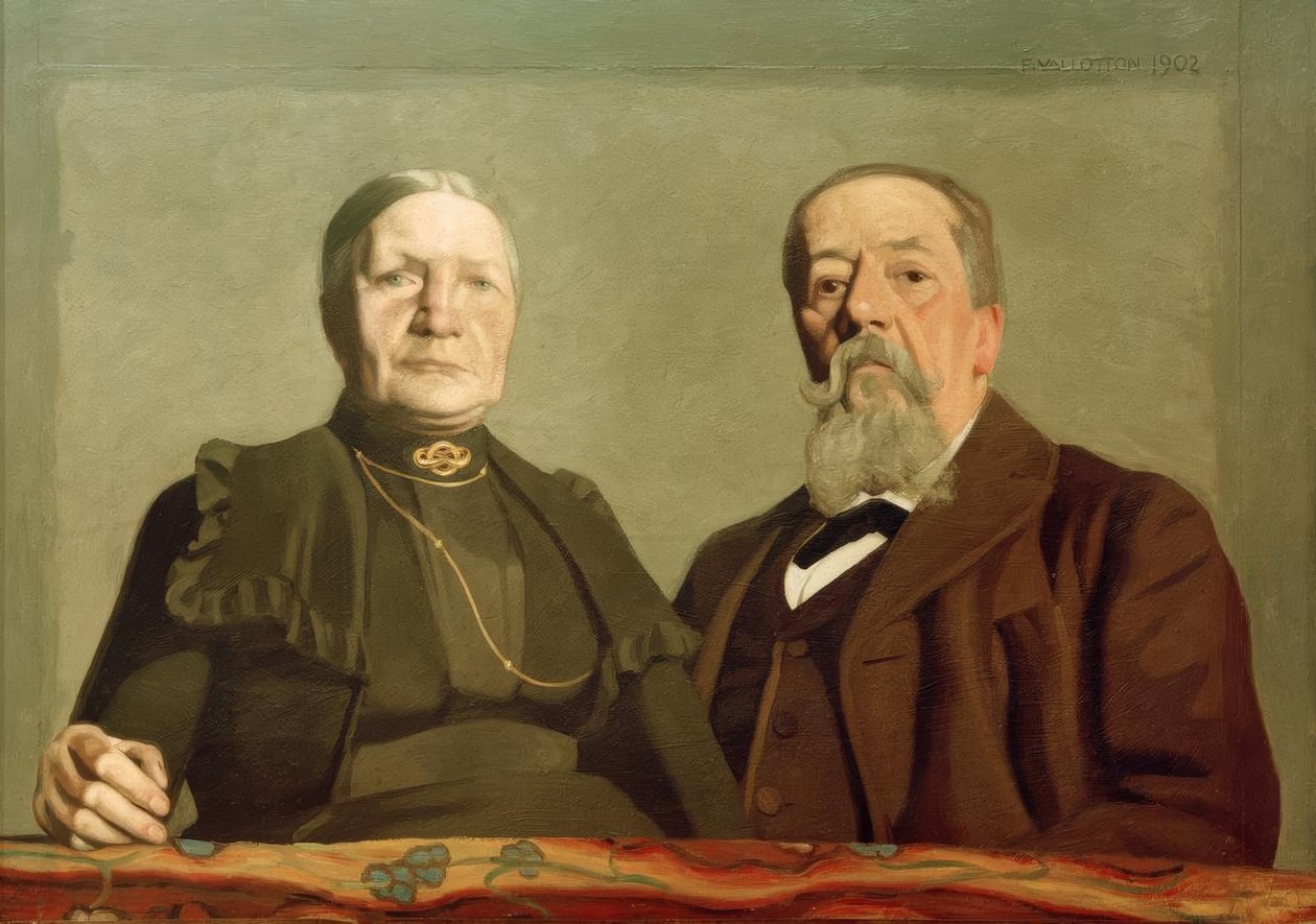 Portrait de mes parents réunis - Felix Edouard Vallotton