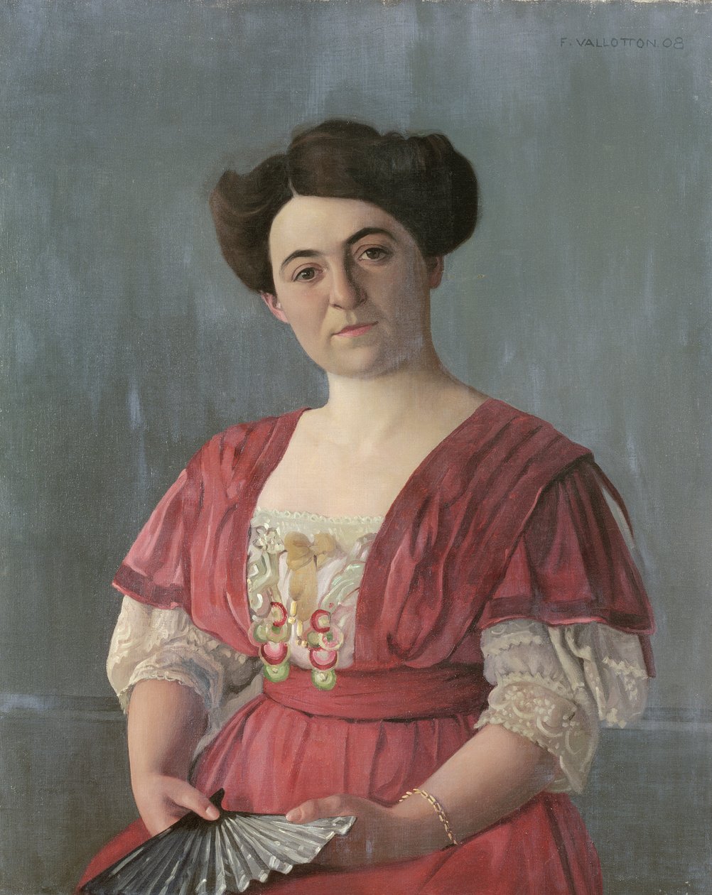 Portrait de Mme Haasen, 1908 - Felix Edouard Vallotton