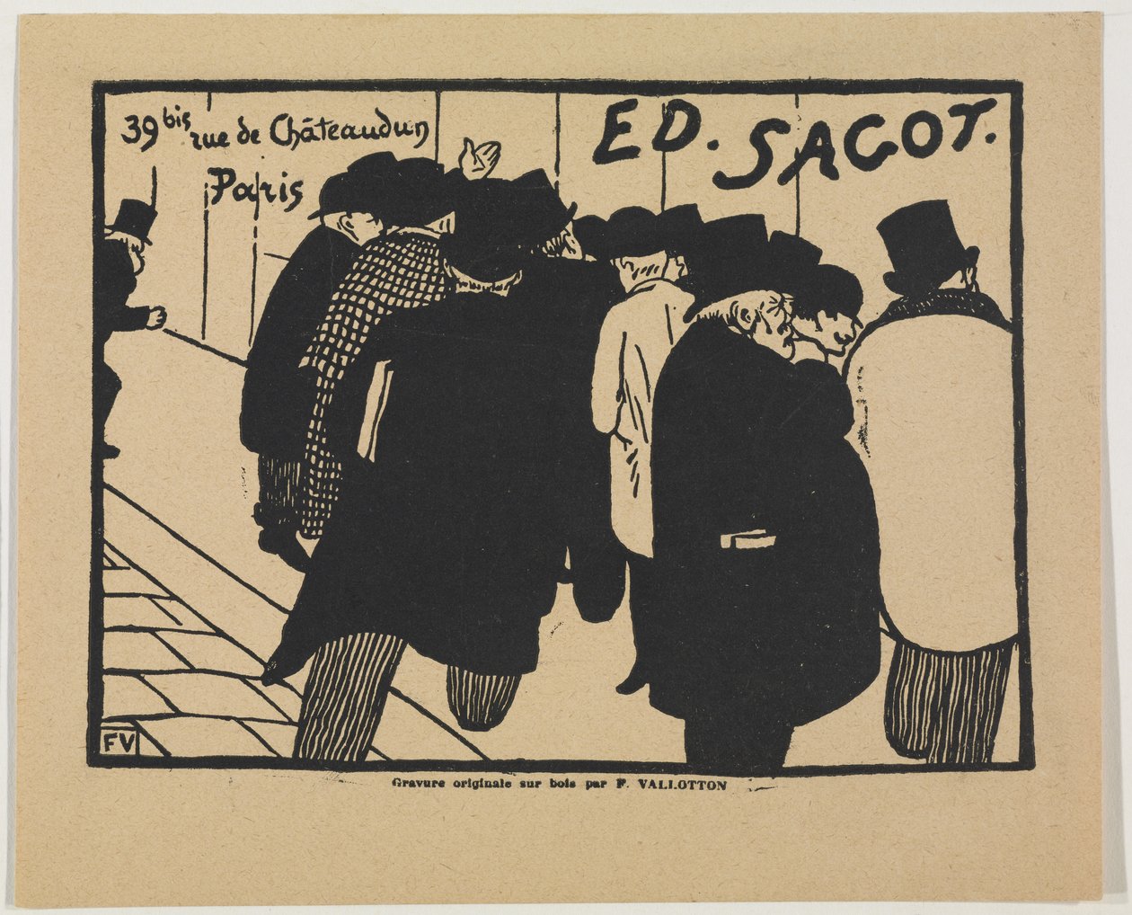Amateurs de gravures - Felix Edouard Vallotton