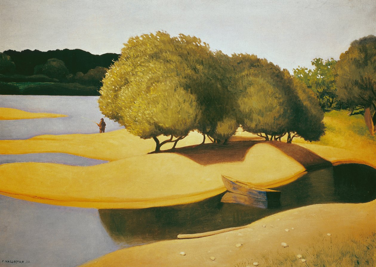 Sables au bord de la Loire - Felix Edouard Vallotton