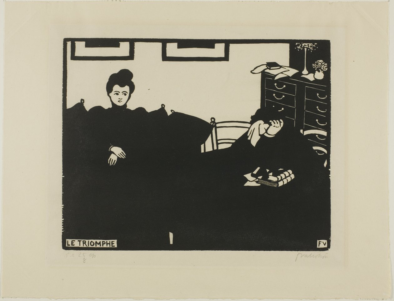 Le Triomphe, plaque deux des Intimités - Felix Edouard Vallotton