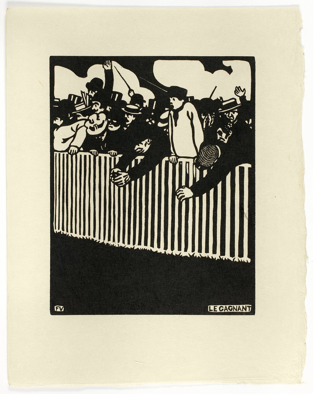 Le Gagnant - Felix Edouard Vallotton