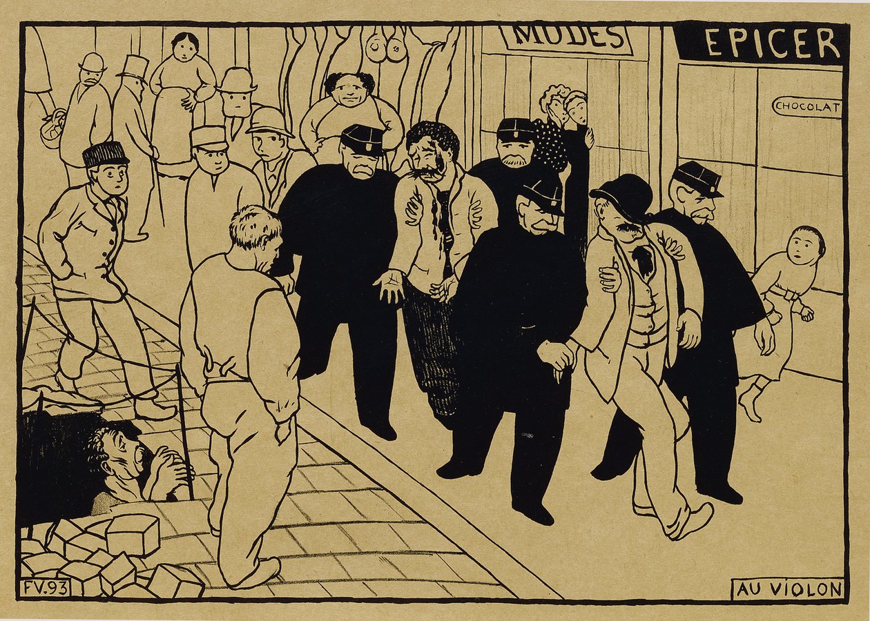 Au Nick, 1893 - Felix Edouard Vallotton