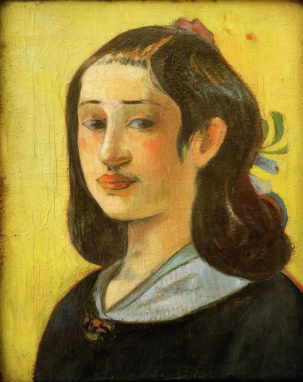 Torse à l’étoffe bleue - Felix Edouard Vallotton