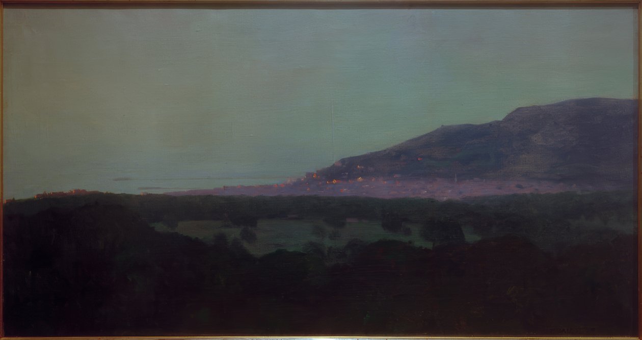 Trouville le soir - Felix Edouard Vallotton