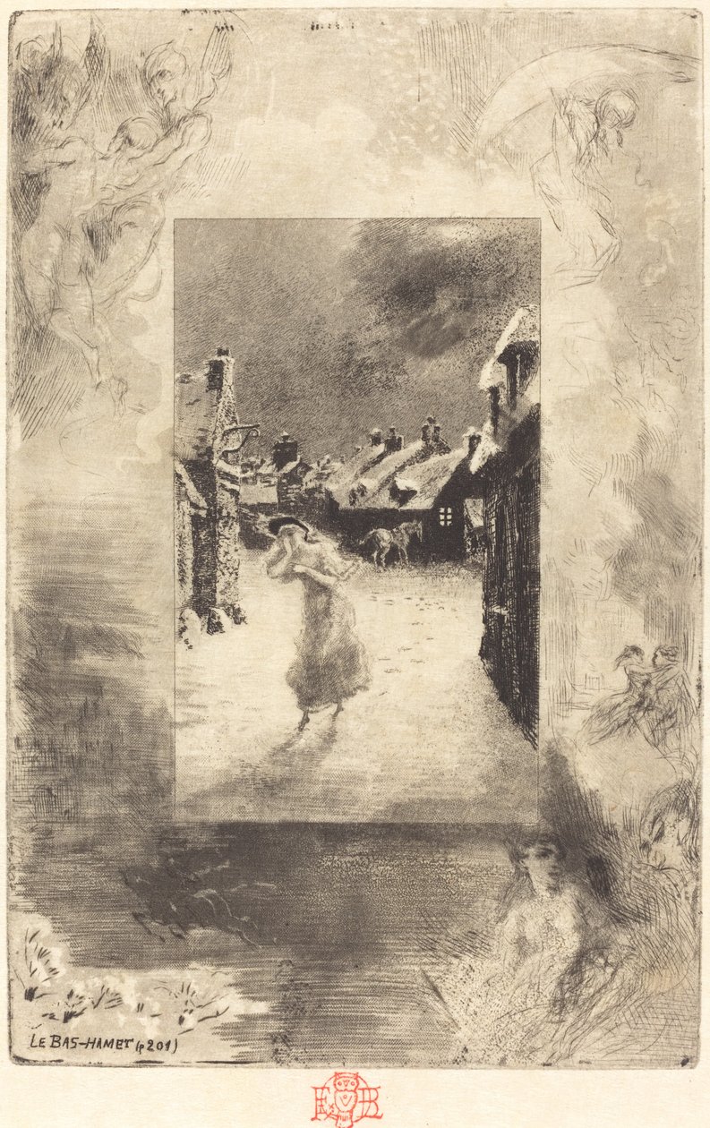 Le Bas-Hamet - Felix Hilaire Buhot
