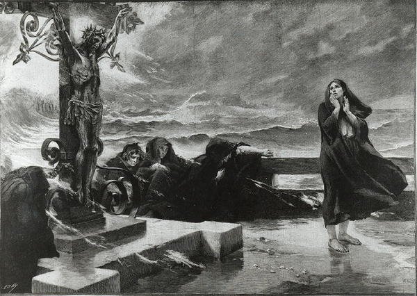 Le Signe (gravure) - Felix Hippolyte Lanoue