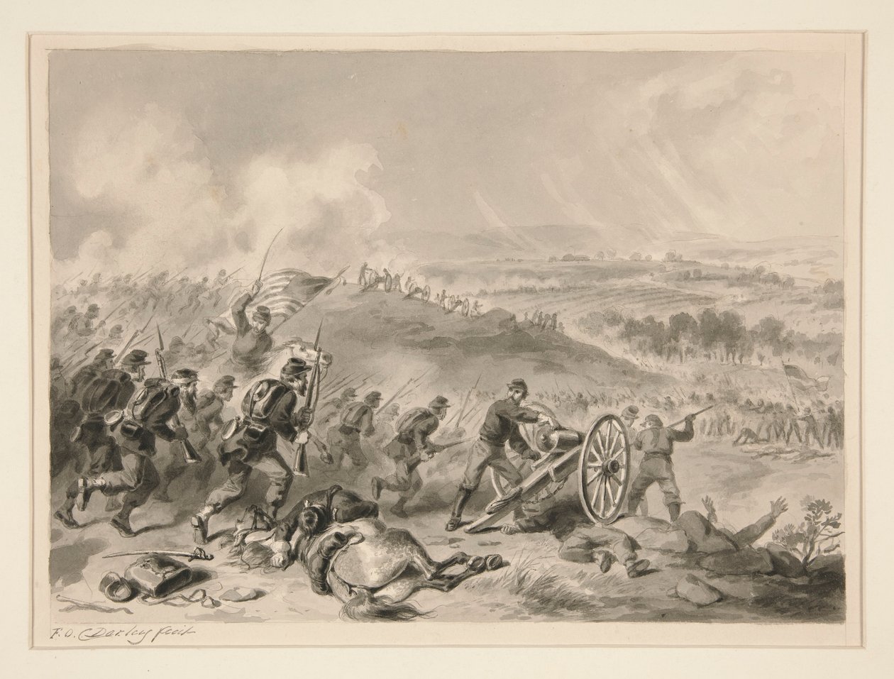 Bataille de Gettysburg - Felix O. C. Darley