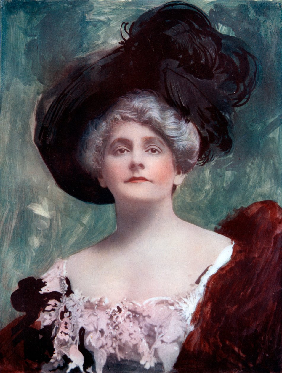 Cecil Raleigh 1856-1914, actrice anglaise, vers 1902 - Fellows Willson
