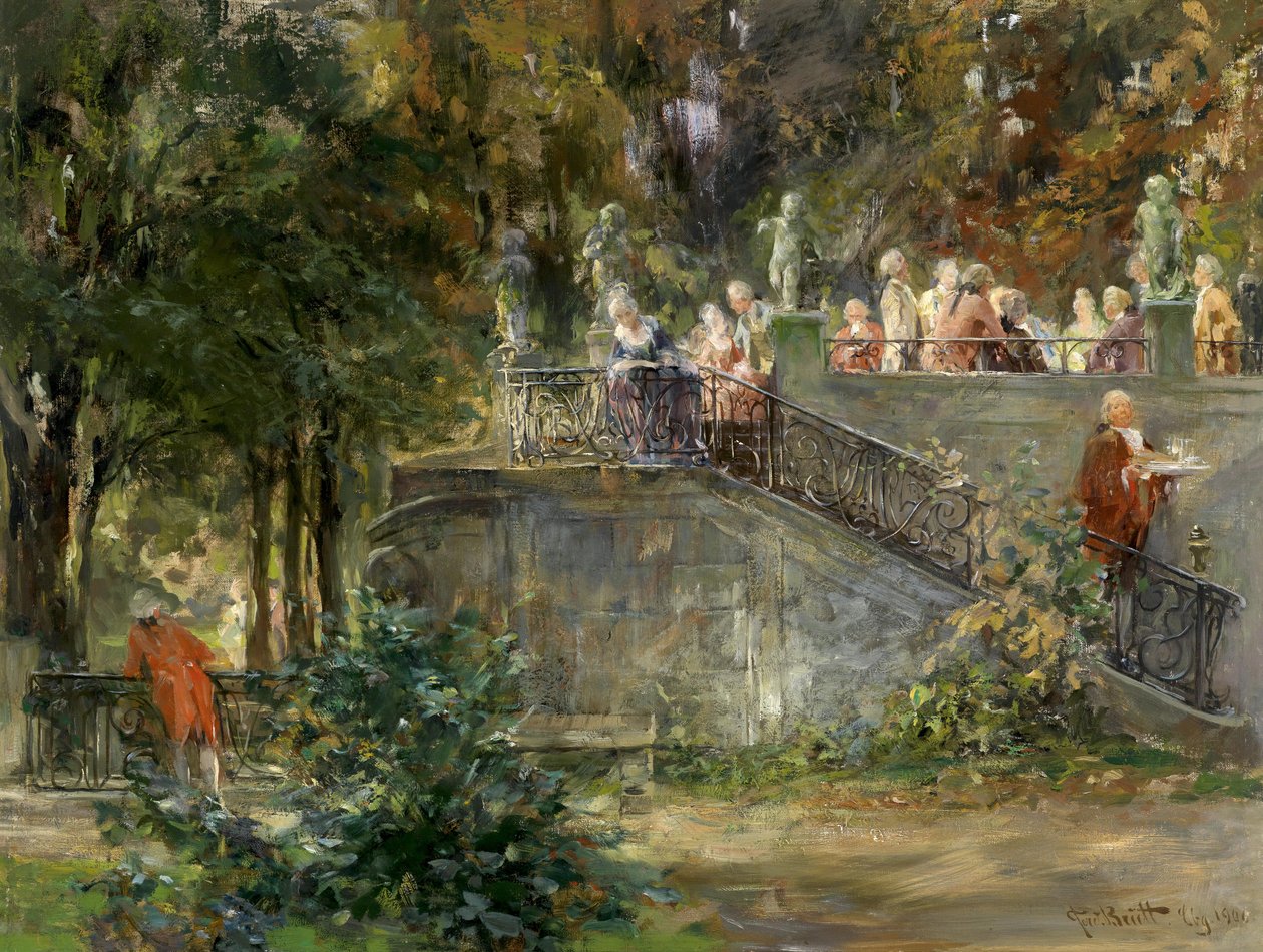 Fête de jardin - Ferdinand Brutt